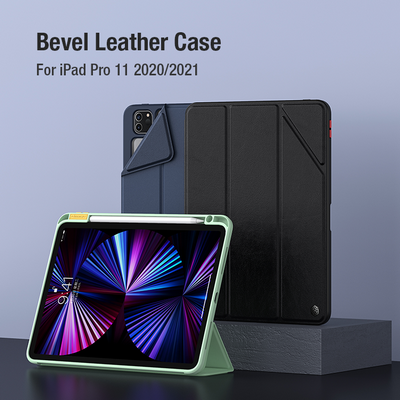 Полиуретановый чехол Nillkin Bevel Leather Case Черный для Apple iPad Pro 11 (2020) - фото 10 - id-p164211515