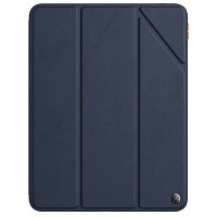 Полиуретановый чехол Nillkin Bevel Leather Case Синий для Apple iPad Pro 11 (2020)