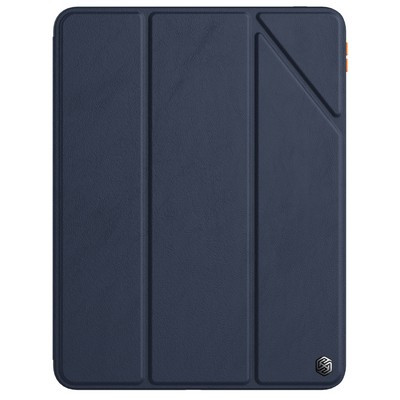 Полиуретановый чехол Nillkin Bevel Leather Case Синий для Apple iPad Pro 11 (2020) - фото 1 - id-p164211516