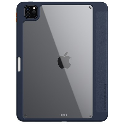 Полиуретановый чехол Nillkin Bevel Leather Case Синий для Apple iPad Pro 11 (2020) - фото 2 - id-p164211516