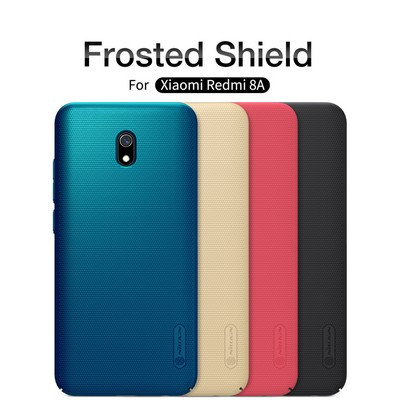 Пластиковый чехол с подставкой Nillkin Super Frosted Shield Черный для Xiaomi Redmi 8A - фото 5 - id-p113082717