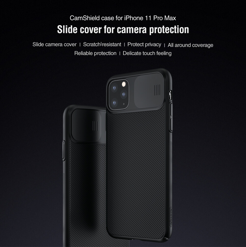 Чехол-накладка Nillkin CamShield темно-зеленая для Apple iPhone 11 Pro Max - фото 6 - id-p113082725