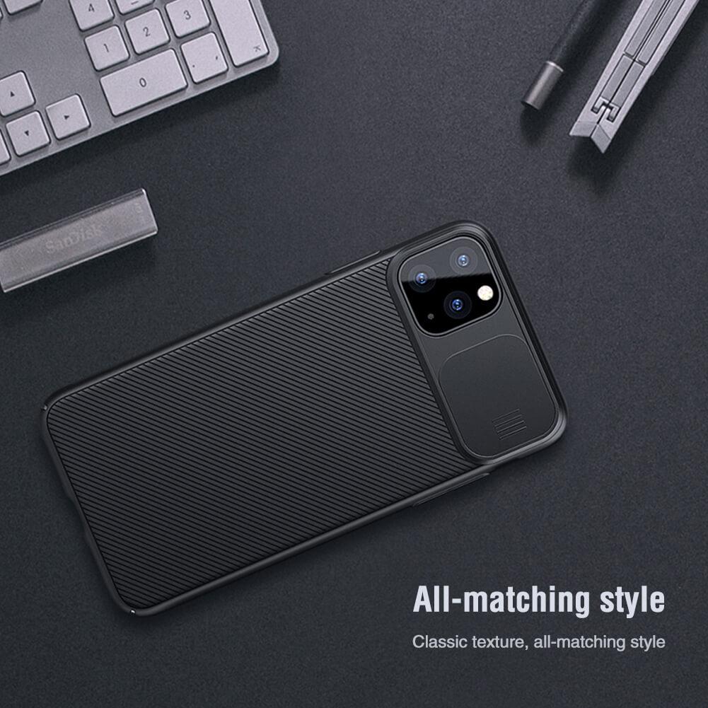Чехол-накладка Nillkin CamShield черная для Apple iPhone 11 Pro Max - фото 5 - id-p111160294