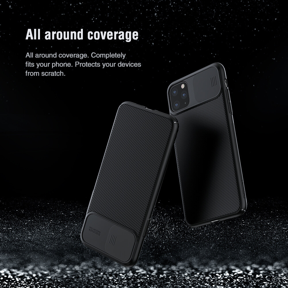 Чехол-накладка Nillkin CamShield черная для Apple iPhone 11 Pro Max - фото 10 - id-p111160294