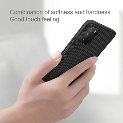 Чехол Nillkin Textured Case Черный для Xiaomi Poco M3 - фото 4 - id-p151625417