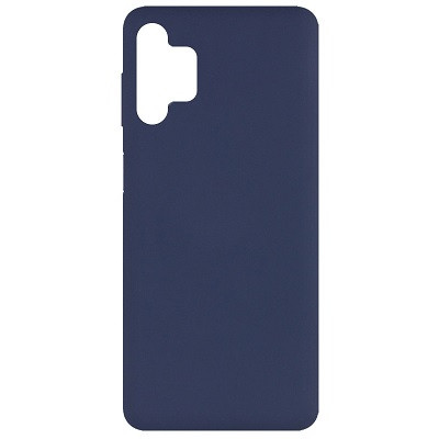 Силиконовый чехол Silicone Case синий для Samsung Galaxy A32 5G - фото 1 - id-p150215395