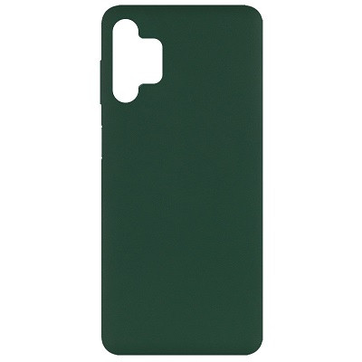 Силиконовый чехол Silicone Case зеленый для Samsung Galaxy A32 5G - фото 1 - id-p150215396
