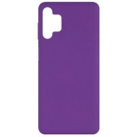 Силиконовый чехол Silicone Case фиолетовый для Samsung Galaxy A32 5G