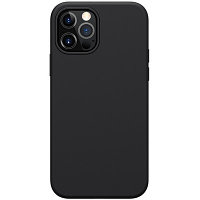 Силиконовая накладка с пластиной Magsafe Nillkin Flex Pure Pro Case Черная для Apple iPhone 12 Pro Max