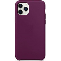 Силиконовый чехол с открытым низом фиолетовый для Apple iPhone 11 Pro Max