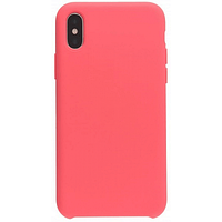 Силиконовый чехол с открытым низом кислотно-розовый для Apple iPhone XR