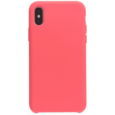 Силиконовый чехол с открытым низом кислотно-розовый для Apple iPhone XR - фото 1 - id-p151335939
