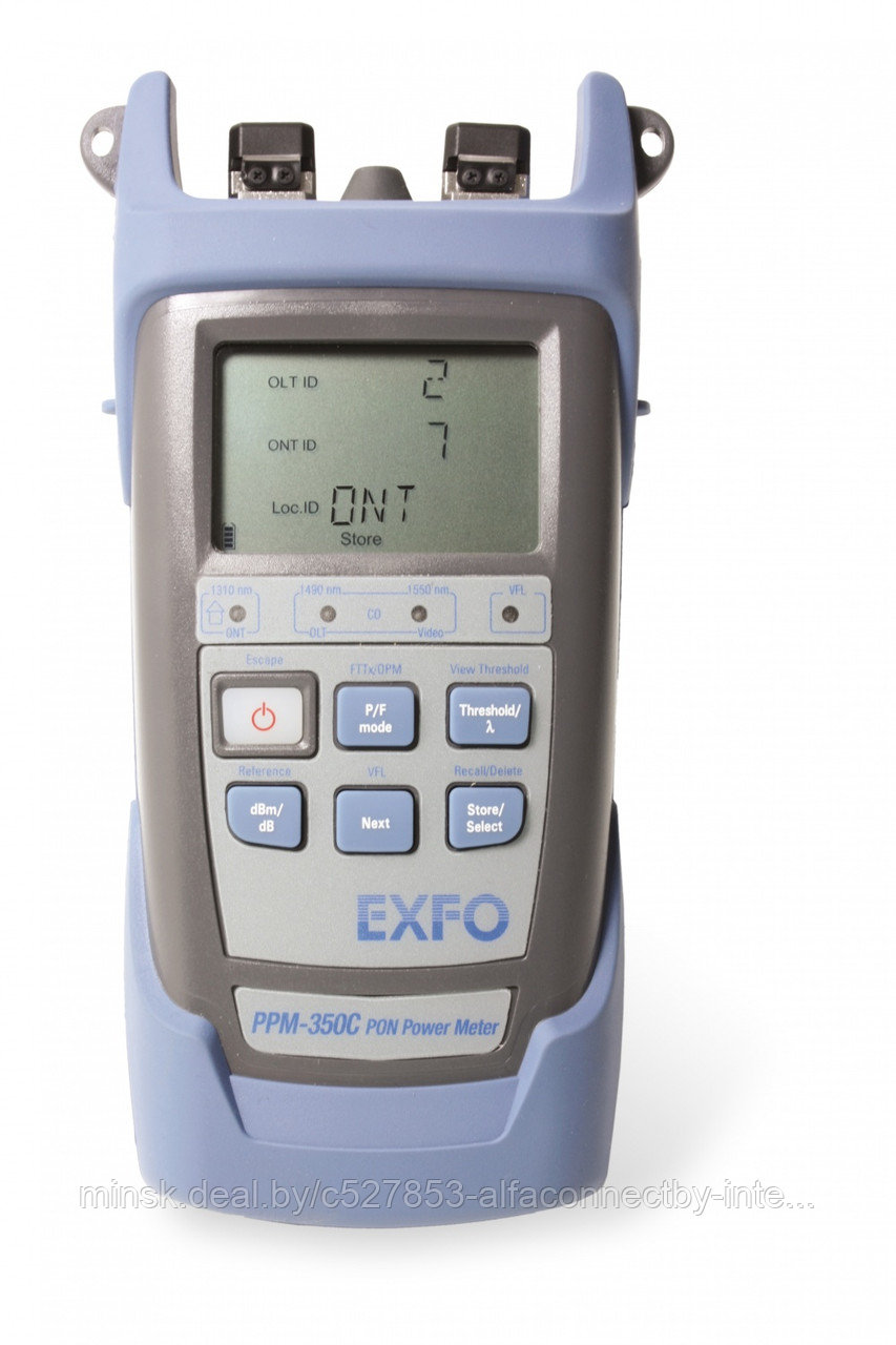 PON-измеритель оптической мощности EXFO PPM-352C-VFL-EI-EUI-89 (1310/1490/1550 nm), VFL, FC адаптер - фото 1 - id-p164213737