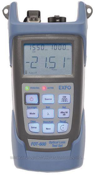 Оптический тестер EXFO FOT-602X-23BL-FOA-22-EI-EUI-89-VFL (SМ 1310/1550 нм, от +26 до -50дБм;) FC ад - фото 1 - id-p164214087