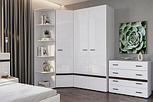 Кровать 160 Соло с основанием гибким (белый глянец/белый)  фабрики SV-мебель, фото 2
