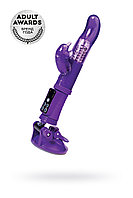 Вибратор с клиторальным стимулятором TOYFA A-Toys, TPR, фиолетовый, 22,5 см