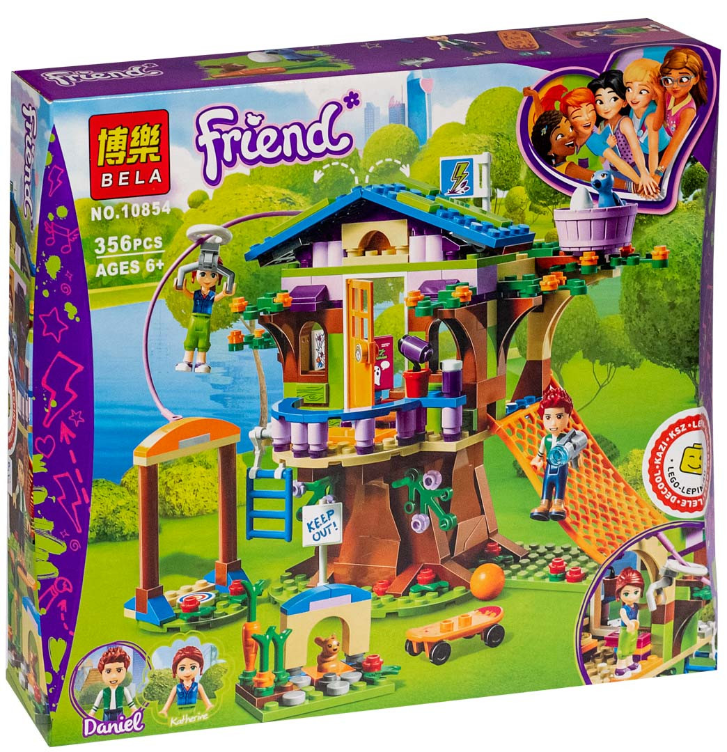 Детский конструктор Bela Friends арт. 10854 Домик Мии на дереве, аналог лего френдс LEGO 41335 для девочек - фото 2 - id-p164239122