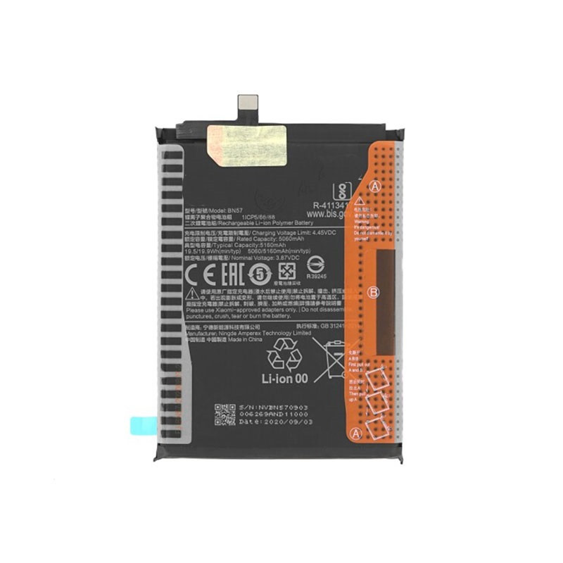 POCO X3 - Замена аккумулятора (BN57, 6000 mAh), оригинал