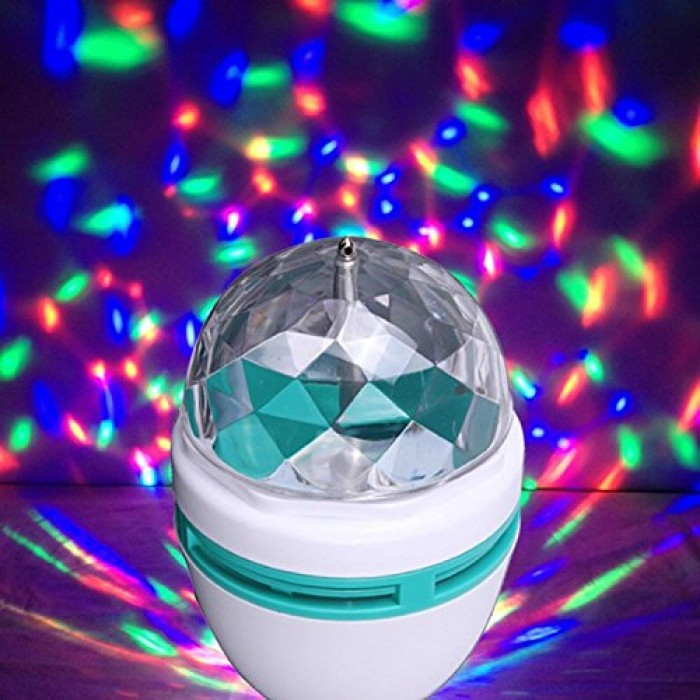 Perfeo светодиодная диско-лампа, вращающаяся, патрон PL-05S (PF_3995) - фото 1 - id-p164239872