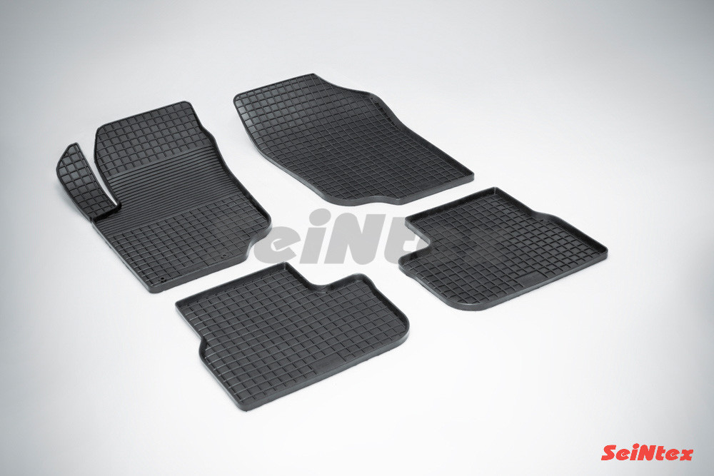 PEUGEOT 207 2006-2013 Коврики в салон Seintex Сетка (цвет Черный) арт. 00515