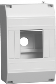 Корпус пластиковый КМПн 1/4 IP20 белый KREPTA / MKP31-N-04-30-135