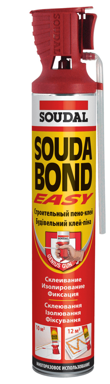 Клей пена "Soudal" SOUDABOND Easy Genius Gun 750 мл, фото 1