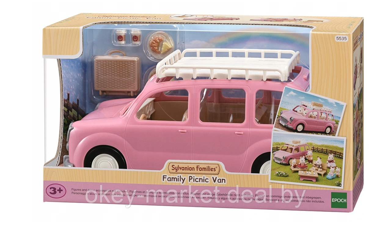 Игровой набор Sylvanian Families Семейный автомобиль для пикника 5535 - фото 8 - id-p164254140