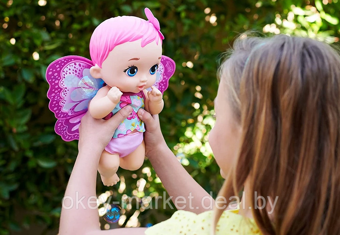 Кукла Mattel My Garden Baby с розовыми крылышками GYP10 - фото 8 - id-p164254170