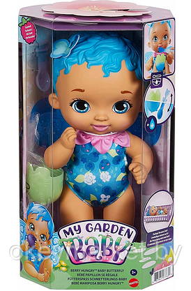 Кукла Mattel My Garden Baby с голубыми крылышками GYP01, фото 3