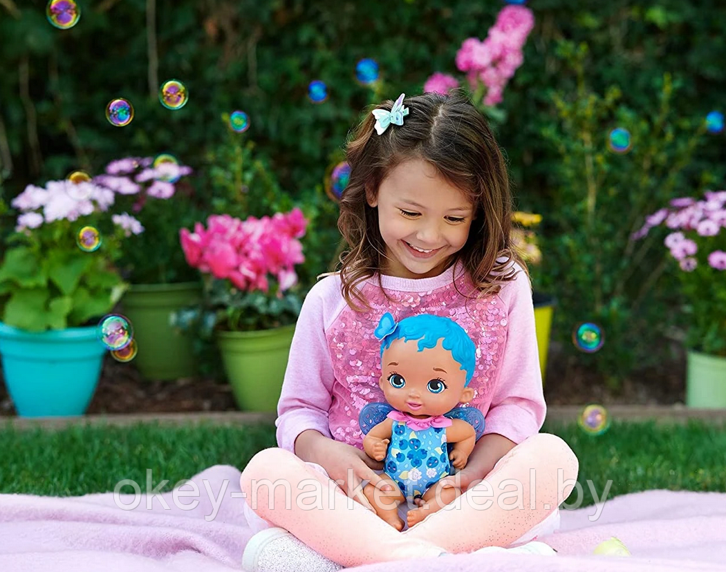 Кукла Mattel My Garden Baby с голубыми крылышками GYP01 - фото 8 - id-p164254249