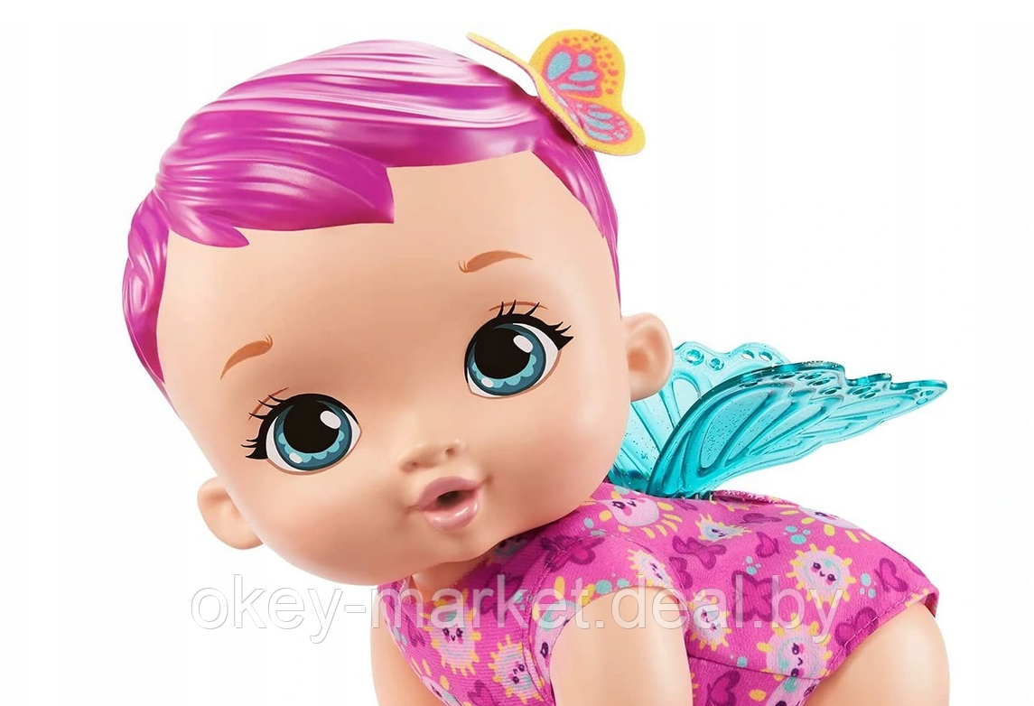 Кукла Mattel My Garden Baby Giggle Crawl с розовыми волосами GYP31 - фото 9 - id-p164271908