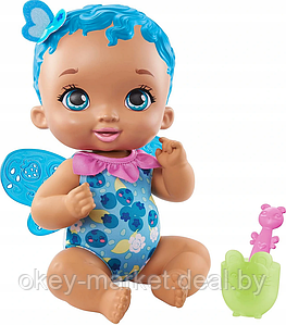 Кукла Mattel My Garden Baby с голубыми крылышками GYP01