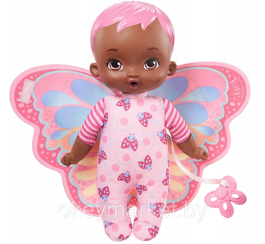 Пупс Mattel My Garden Вaby Розовые крылышки HBH40, фото 2