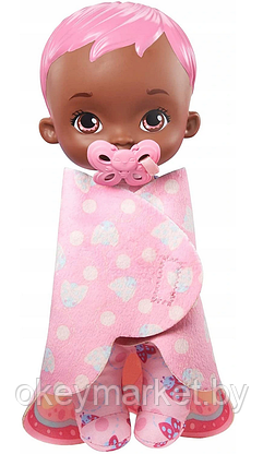 Пупс Mattel My Garden Вaby Розовые крылышки HBH40, фото 3