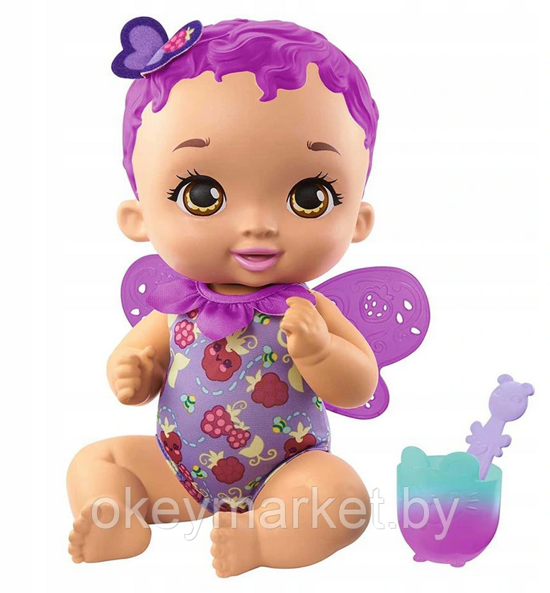 Кукла Mattel My Garden Baby с фиолетовыми волосами GYP00 - фото 1 - id-p164272837