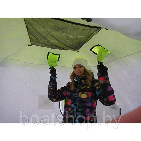 Зимняя палатка Лотос Куб Классик С9Т (утепленная) - фото 7 - id-p164276720