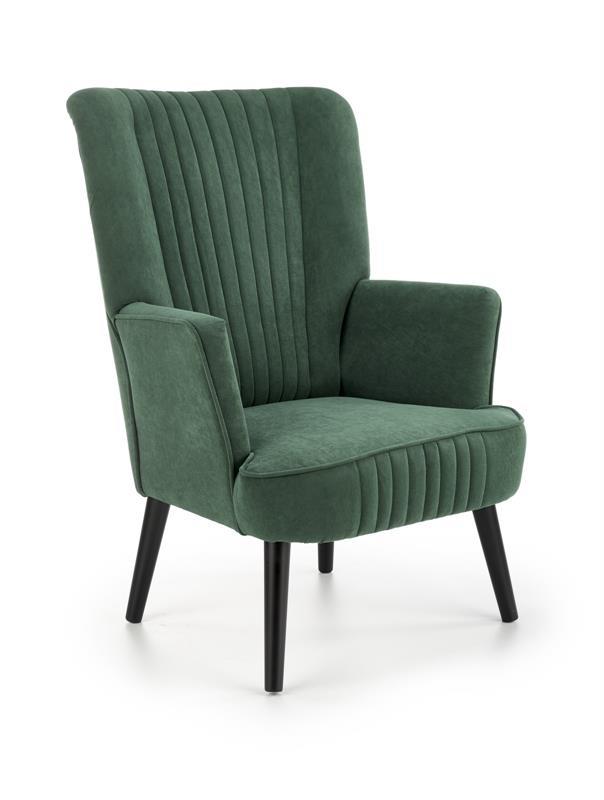 Кресло Halmar DELGADO (темно-зеленый) - фото 1 - id-p164278144