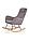 Кресло-качалка Halmar BOTAS (серый), фото 2