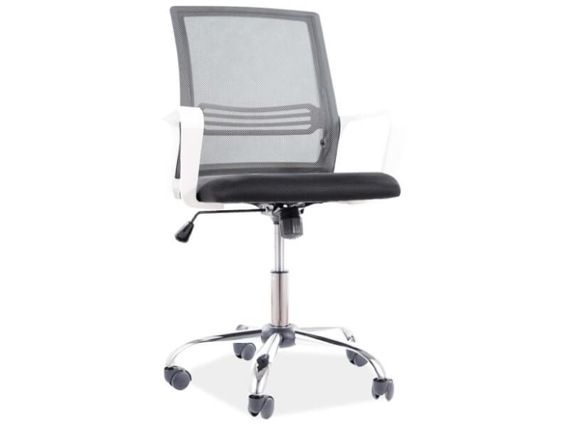 Кресло компьютерное SIGNAL Q-844 (черный/белый)