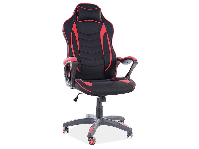 Кресло компьютерное SIGNAL ZENVO (красный/черный)