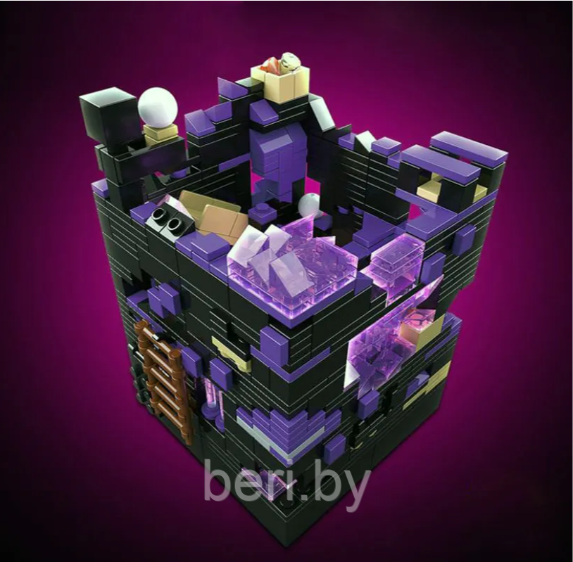 695 Конструктор RENZAIMA Minecraft "Нападение на черную крепость", 915 деталей, Minecraft Renzaima, Майнкрафт - фото 2 - id-p164288880