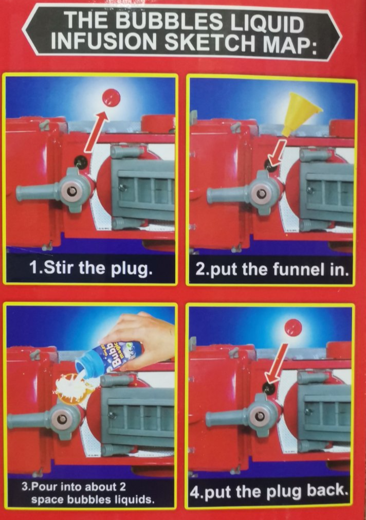 Большая музыкальная пожарная машинка с мыльными пузырями "Pumper" из мультфильма "Тачки" - фото 4 - id-p93028585