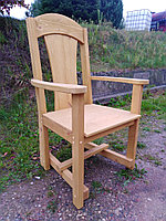 Кресло-трон садовое и банное из массива сосны "Кладезь Люкс"