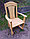 Кресло-трон садовое и банное из массива сосны "Кладезь Люкс", фото 3