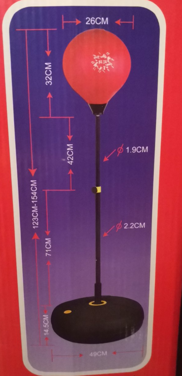 Детская боксерская груша на стойке HF100A высокого качества 123-154 см - фото 2 - id-p164295197