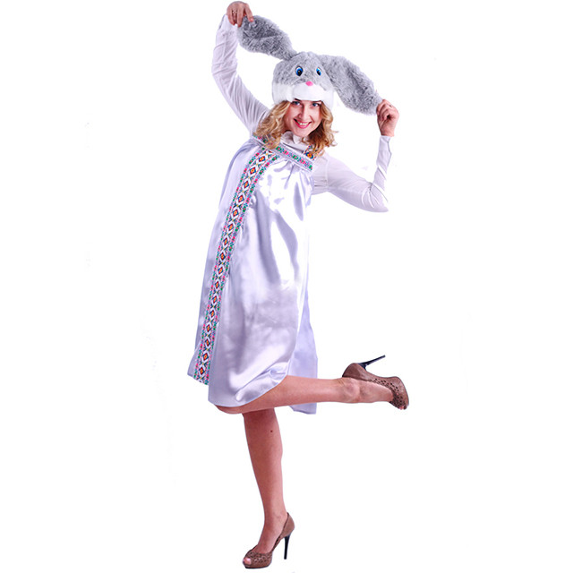 Карнавальный костюм для взрослых Зайка Варвара 5012 к-19 / Пуговка - фото 1 - id-p164300027