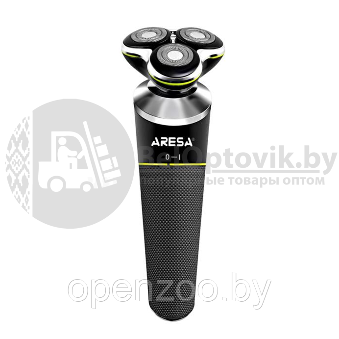 Электробритва Aresa AR-4601, 10 Вт, роторная, 3 головки, сухое/влажное бритьё, 220 В/АКБ - фото 9 - id-p164300637