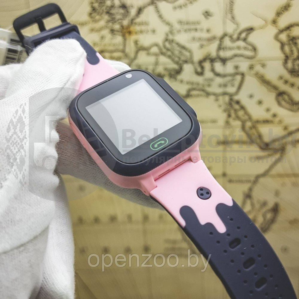 Детские смарт-часы Windigo AM-15, 1.44, 128x128, SIM, 2G, LBS, камера 0.08 Мп, Розовые - фото 4 - id-p164300649