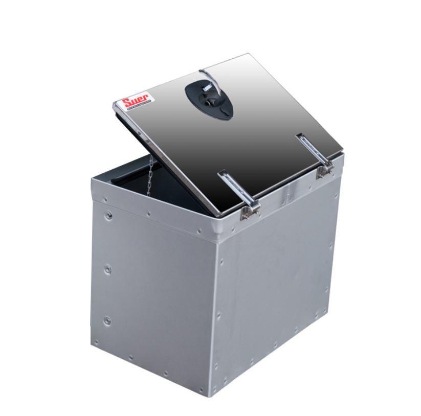 Ящик инструментальный, 600х400х500 мм, алюминий и нержавеющая сталь, Suer 395144274