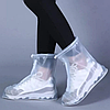 Защитные чехлы (дождевики, пончи) для обуви от дождя и грязи с подошвой цветные, фото 3